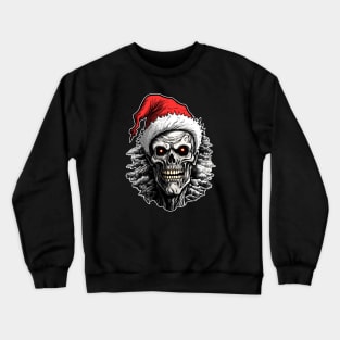 Zombie Santa Merry Christmas Crewneck Sweatshirt